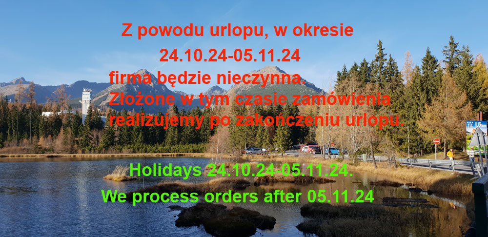 Przerwa urlopowa 24.10-05.11.2024