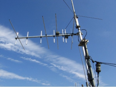 antena cross-band Yagi 144/430 MHz 4+7 elem