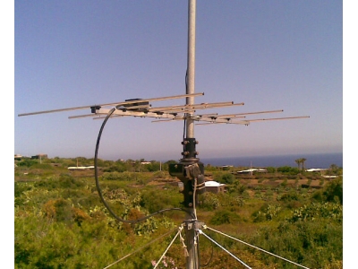 Antena dual-band yagi 144/430 MHz 5+8 elementów